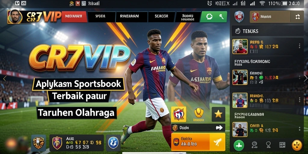 Tampilan gameplay taruhan olahraga yang menarik di CR7VIP.